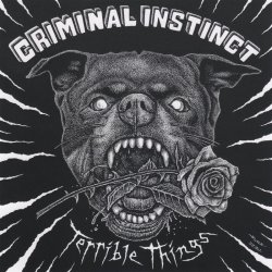画像1: CRIMINAL INSTINCT - Terrible Things (Black & White Pin Wheel) [LP]