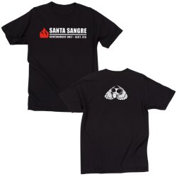 画像3: [XLサイズラス1] SANTA SANGRE - Containment Tシャツ(黒) [Tシャツ]