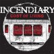 INCENDIARY - Cost Of Living (White/Clear Split w/ Red Splatter) [LP]