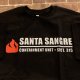 [XLサイズラス1] SANTA SANGRE - Containment Tシャツ(黒) [Tシャツ]