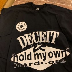 画像1: HOLD MY OWN - S/T + Ltd. Deceit Tシャツ [Tシャツ / Tシャツ+CD]