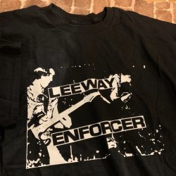 画像1: [XLサイズのみ] LEEWAY - Enforcer Tシャツ(黒) [Tシャツ]