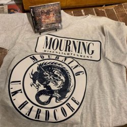 画像1: MOURNING - Disenlightenment + UKHC Tシャツコンボ Recordリリース限定 (アッシュ) [Tシャツ / CD+Tシャツ]