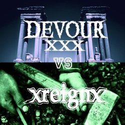 画像1: xREIGNx / xDEVOURx - Split (Dark Blue) [EP]