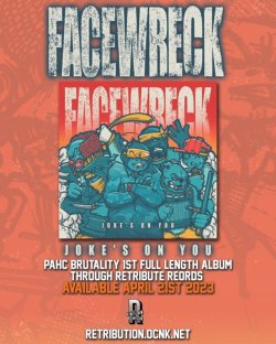 画像5: FACEWRECK - Joke's On You + PAHC Tシャツ(グレー) [CD+Tシャツ / Tシャツ]