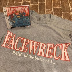 画像1: FACEWRECK - Joke's On You + PAHC Tシャツ(グレー) [CD+Tシャツ / Tシャツ]