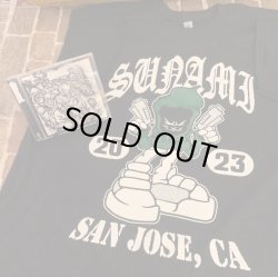 画像1: SUNAMI - 凄波 L.P. + R.B.S Tシャツ(黒) [Tシャツ / Tシャツ+CD]