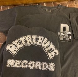 画像1: RETRIBUTE RECORDS - OG Logo Tシャツ (ペッパー) [Tシャツ]