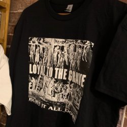画像4: LOYAL TO THE GRAVE - Burn Tシャツ (白/黒) [Tシャツ]
