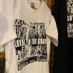 画像3: LOYAL TO THE GRAVE - Burn Tシャツ (白/黒) [Tシャツ]