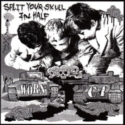 画像1: C4 / WORN - Split Your Skull In Half (Clear With Red and Black Splatter) [EP]