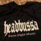 [Lサイズラス1] HEADBUSSA - Paris Fight Music Tシャツ (黒) [Tシャツ]