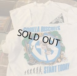 画像1: [Lサイズのみ] GORILLA BISCUITS - Jungle Tシャツ (白) [Tシャツ]