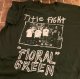 [Lサイズラス1] TITLE FIGHT - Floral Green Tシャツ(深緑) [Tシャツ]