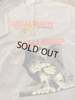 画像4: [Lサイズのみ] GORILLA BISCUITS - Hold Your Ground Tシャツ (Grey) [Tシャツ]