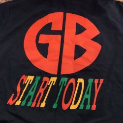 画像2: [Lサイズラス1] GORILLA BISCUITS - Start Today Tシャツ (Navy)  [Tシャツ]