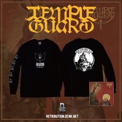 画像3: TEMPLE GUARD - Morbid Sacrament + Only Death Remains Long sleeve Tシャツ(エンジ/黒) [CD+長袖Tシャツ / 長袖Tシャツ]