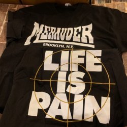 画像1: MERAUDER - Life Is Pain Demo Tシャツ [Tシャツ]