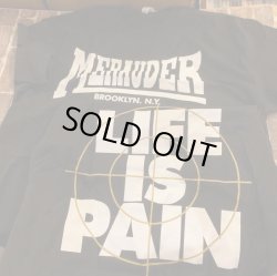 画像1: [Lサイズラス1] MERAUDER - Life Is Pain Demo Tシャツ [Tシャツ]