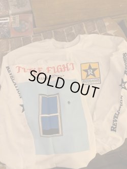画像2: [XLサイズラス1] TITLE FIGHT - REV x TF Spring Songs ロングスリーブ (白) [長袖Tシャツ]