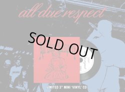 画像2: ALL DUE RESPECT - Demo 7" [CD]