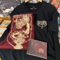 TEMPLE GUARD - Morbid Sacrament + Vengeance Tシャツ(エンジ/黒) [CD+Tシャツ / Tシャツ]