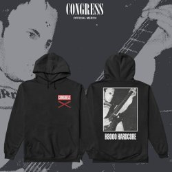 画像1: [先行予約商品] CONGRESS - H8000 Hardcore Hoodie (黒) [パーカー]