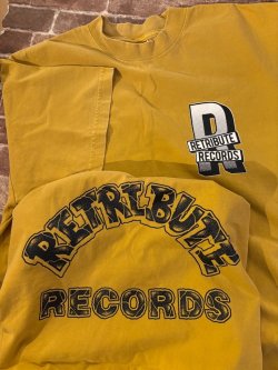 画像3: RETRIBUTE RECORDS - OG Logo Tシャツ (MUSTARD/PEPPER) [Tシャツ]