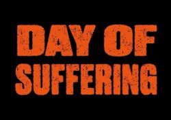 画像2: [先行予約商品] DAY OF SUFFERING - Logo Tシャツ (黒) [Tシャツ]