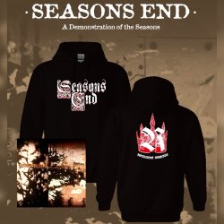 画像1: [先行予約商品] SEASONS END - Logo Hoodie + A Demonstration of the Seasons Combo (黒) [パーカー / パーカー+CD] 