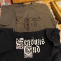 SEASONS END - Logo Tシャツ + A Demonstration of the Seasons Combo(黒/オリーブ) [Tシャツ / Tシャツ+CD]