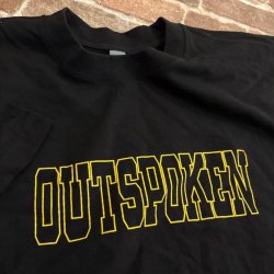 画像1: [XLサイズラス1] OUTSPOKEN - Despite The Rest Tシャツ (黒) [Tシャツ]