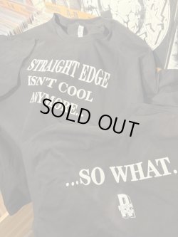 画像2: RETRIBUTE RECORDS - Straight Edge is... Tシャツ (黒) [Tシャツ]