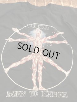 画像2: LEEWAY - Born To Expire Tシャツ(黒) [Tシャツ]