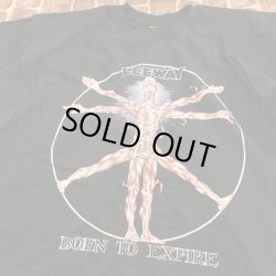 画像1: LEEWAY - Born To Expire Tシャツ(黒) [Tシャツ]