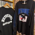 RETRIBUTE RECORDS - Brick Block Long Sleeve Tシャツ (黒) [Tシャツ]