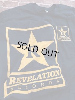画像2: [XLサイズラス1] REVELATION RECORDS - Logo Tシャツ(紺) [Tシャツ]