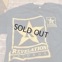 画像1: [XLサイズラス1] REVELATION RECORDS - Logo Tシャツ(紺) [Tシャツ]