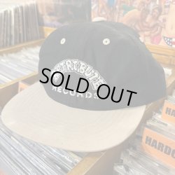 画像1: RETRIBUTE RECORDS - Archied Logo Unstructure 6panel キャップ (ベージュx黒) [キャップ]