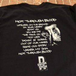 画像2: PAIN OF TRUTH - Not Through Blood Tシャツ(黒) [Tシャツ]