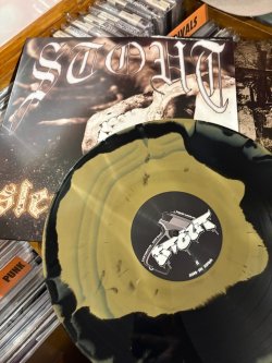 画像4: STOUT - Sleep Bitch (Black & Gold Merge) (ジャケ難あり / 通常盤） [LP]