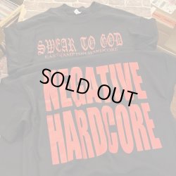 画像1: [XLサイズラス1] SWEAR TO GOD - Negative Hardcore Tシャツ [Tシャツ]