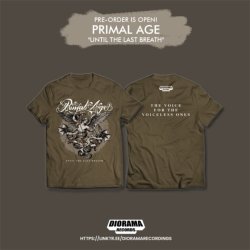 画像1: [先行予約商品] PRIMAL AGE - Voiceless Tシャツ  [Tシャツ / Tシャツ+カセット]