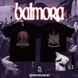 画像1: [先行予約商品] BALMORA - Prologue + Gate Tシャツ (黒) [CD+Tシャツ / Tシャツ]