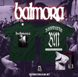 画像1: [先行予約商品] BALMORA - Prologue + Bloodlord Tシャツ(深緑) [CD+Tシャツ / Tシャツ]