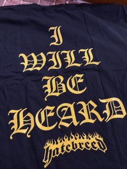 画像2: HATEBREED - I Will Be Heard (黒) Tシャツ [Tシャツ]