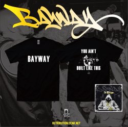 画像1: [先行予約商品] BAYWAY - The Recipe + You Ain't Tシャツコンボ(黒) [CD+Tシャツ / Tシャツ]
