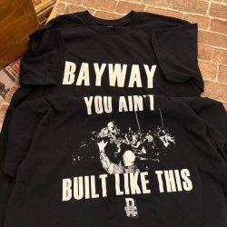 画像1: BAYWAY - You Ain't Tシャツ(黒) [Tシャツ / Tシャツ+CD]