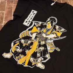 画像1: TITLE FIGHT - Samurai Tシャツ (黒) [Tシャツ]