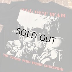 画像2: ALL OUT WAR - For Those Who Were Crucified Tシャツ (黒) [Tシャツ]